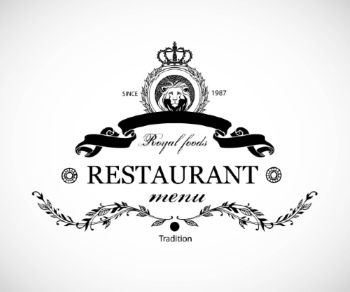 Luxury Logos for Restaurant 19xEPS
