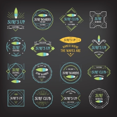 Logo Sticker Template Banner Icon 25xEPS Logo Sticker Template Banner Icon 25xEPS