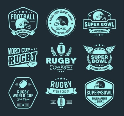 Logo Sticker Template Banner Icon 25xEPS Logo Sticker Template Banner Icon 25xEPS