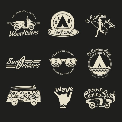 Logo Sticker Template Banner Icon 25xEPS Logo Sticker Template Banner Icon 25xEPS