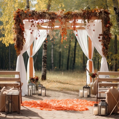 Autumn Wedding Digital Backdrops 20xJPG