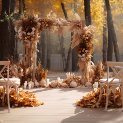 Autumn Wedding Digital Backdrops 20xJPG