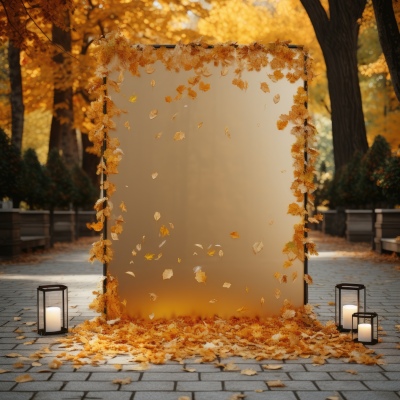 Autumn Wedding Digital Backdrops 20xJPG