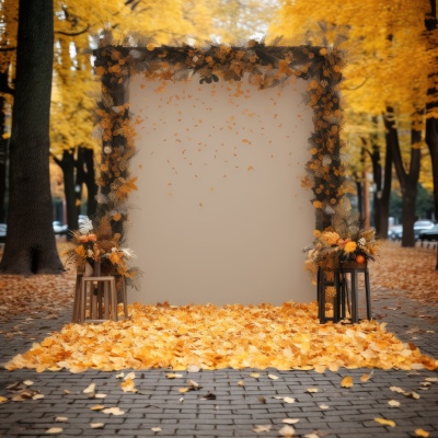 Autumn Wedding Digital Backdrops 20xJPG