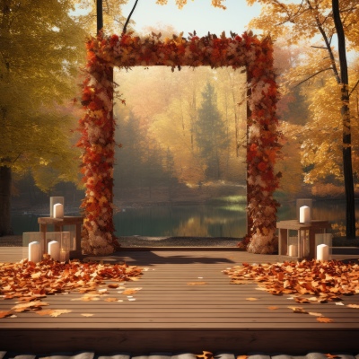 Autumn Wedding Digital Backdrops 20xJPG