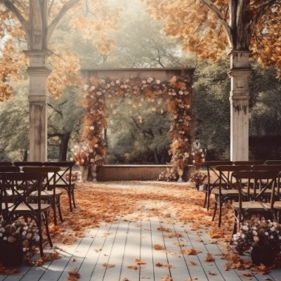 Autumn Wedding Digital Backdrops 20xJPG