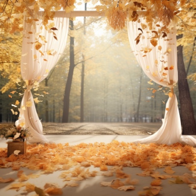 Autumn Wedding Digital Backdrops 20xJPG