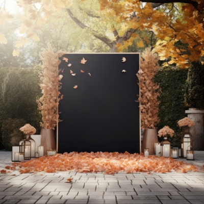 Autumn Wedding Digital Backdrops 20xJPG