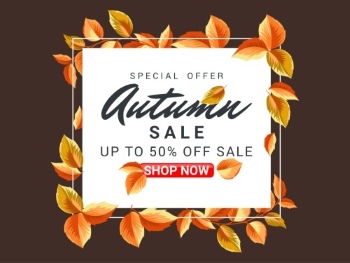 Autumn Sales Vector Collection 50xEPS