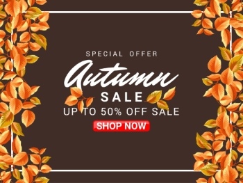 Autumn Sales Vector Collection 50xEPS