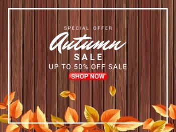 Autumn Sales Vector Collection 50xEPS