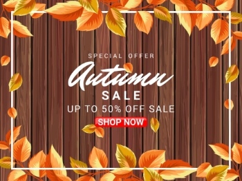 Autumn Sales Vector Collection 50xEPS