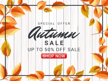 Autumn Sales Vector Collection 50xEPS