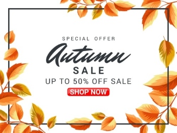 Autumn Sales Vector Collection 50xEPS