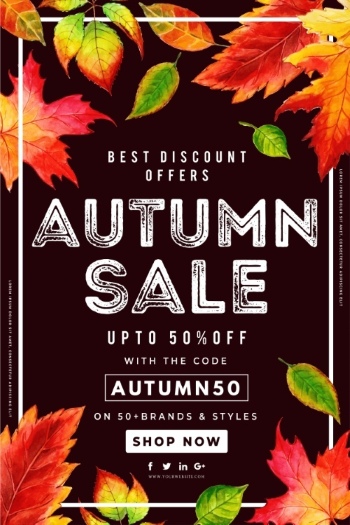 Autumn Sales Vector Collection 50xEPS