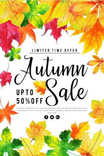 Autumn Sales Vector Collection 50xEPS