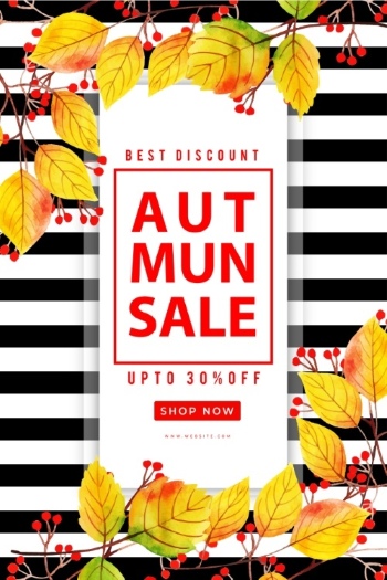 Autumn Sales Vector Collection 50xEPS