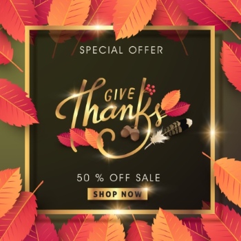 Thanksgiving Backgrounds & Banners 23xEPS