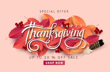 Thanksgiving Backgrounds & Banners 23xEPS