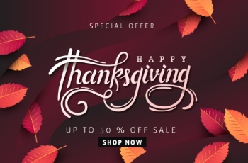 Thanksgiving Backgrounds & Banners 23xEPS