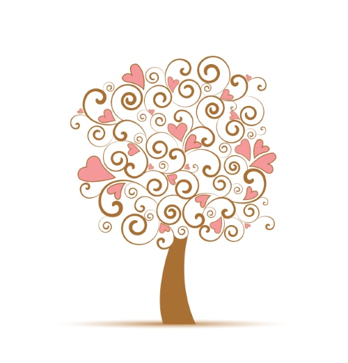 Trees in Four Seasons - Spring, Summer, Autumn & Winter 25xEPS