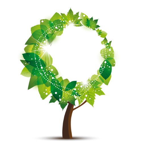 Trees in Four Seasons - Spring, Summer, Autumn & Winter 25xEPS