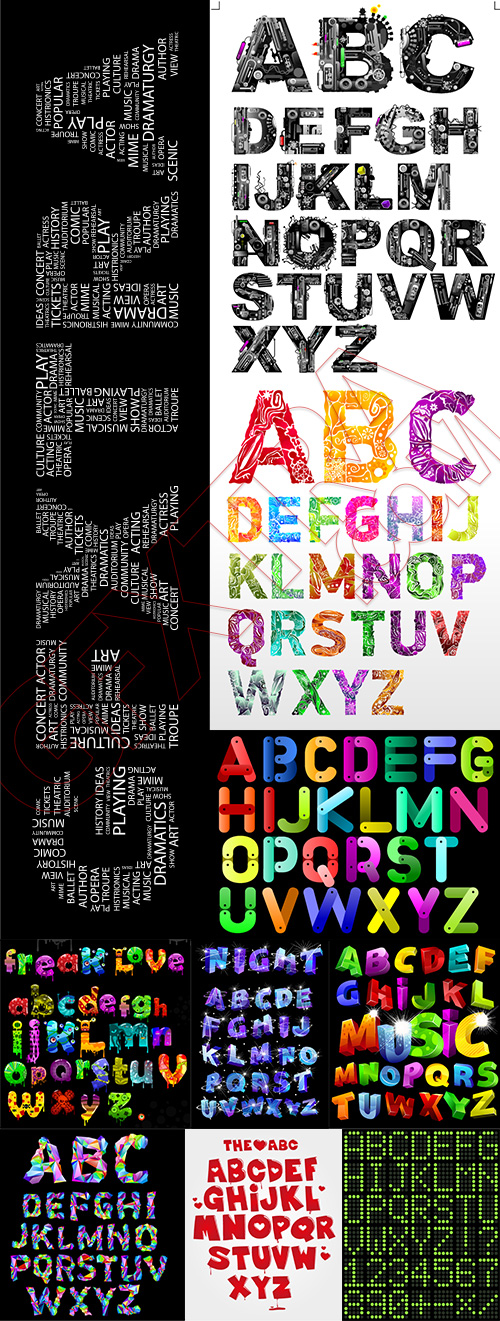 Alphabet Collection 33xEPS Alphabet Collection 33xEPS