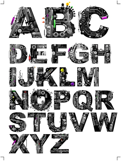 Alphabet Collection 33xEPS