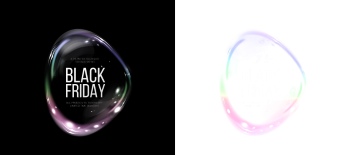 Black Friday Transparent Design Elements 28xPNG