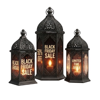 Black Friday Transparent Design Elements 28xPNG