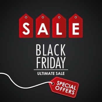 Black Friday Sale Backgrounds, Banners, Labels Collection 61xEPS