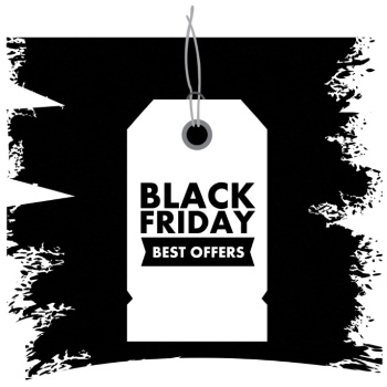 Black Friday Sale Backgrounds, Banners, Labels Collection 61xEPS