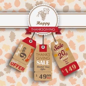 Black Friday Autumn Concept Labels & Sale Templates 42xEPS
