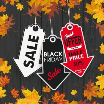 Black Friday Autumn Concept Labels & Sale Templates 42xEPS