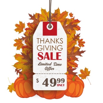 Black Friday Autumn Concept Labels & Sale Templates 42xEPS