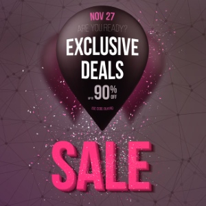 Black Friday Flyer Banner Logo Sticker Sale Invitation Cards 25xEPS