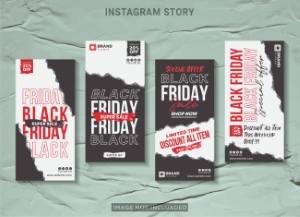 Black Friday Sale Premium Backgrounds & Labels 69xEPS