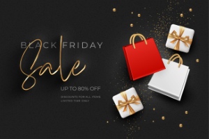 Black Friday Sale Premium Backgrounds & Labels 69xEPS
