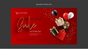 Black Friday Sale Premium Backgrounds & Labels 69xEPS