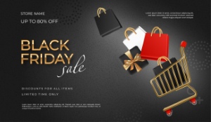 Black Friday Sale Premium Backgrounds & Labels 69xEPS