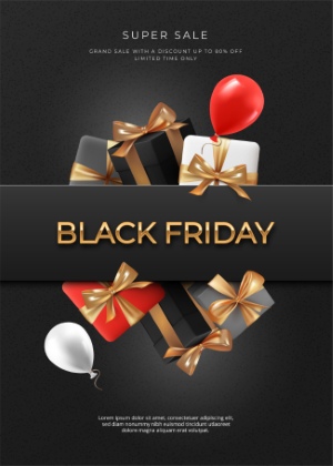 Black Friday Sale Premium Backgrounds & Labels 69xEPS