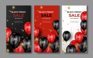 Black Friday Sale Premium Backgrounds & Labels 69xEPS