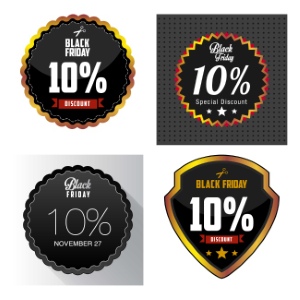 Black Friday Sale Discount Tags & Templates 71xEPS