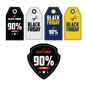 Black Friday Sale Discount Tags & Templates 71xEPS