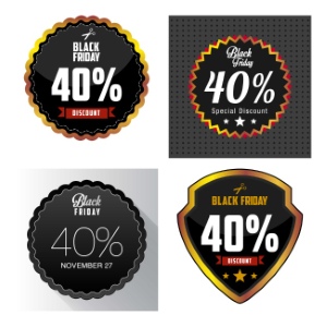 Black Friday Sale Discount Tags & Templates 71xEPS