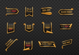 Black Friday Labels 42xEPS