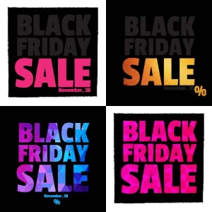 Black Friday Design Elements 52xEPS
