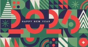 2026 New Year Geometric Design Templates 27xAI