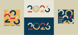 2026 New Year Geometric Design Templates 27xAI