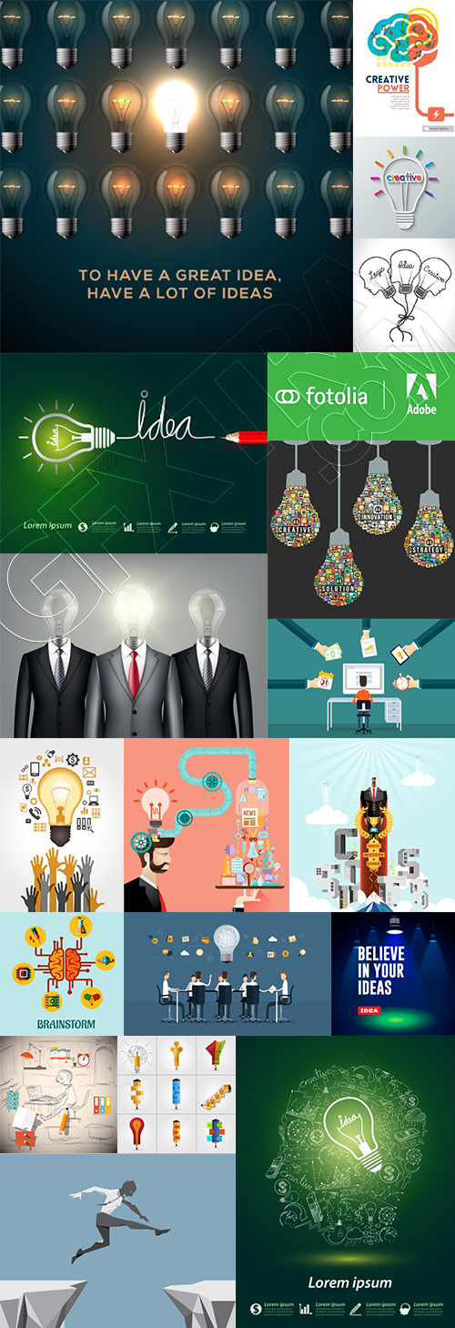 Creative Business Idea Themes 25xEPS